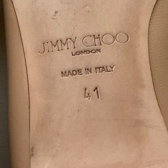 Jimmy Choo women ballet  flats beige size 41 (US 10) - Picture 6 of 7
